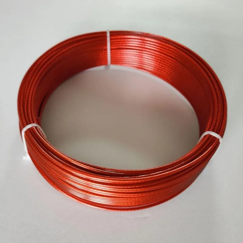 PVC/Nylon coated stainless steel wire rope